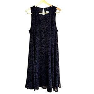 Torrid Dress Tank Leopard Black Whimsigoth Witchy Sheer Layers Flowy Size 2X NWT